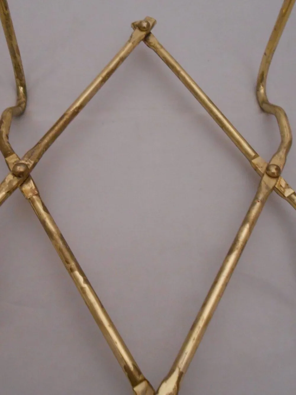 Vintage Brass Casserole Dish Holder, Expandable, Serving/Dining, Kitchen, Gold